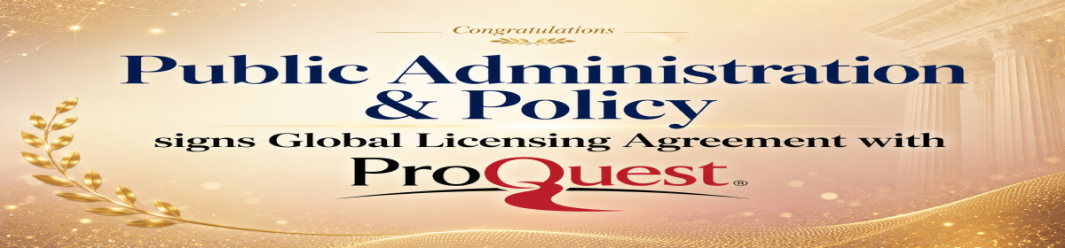 Public Administration & Policy Signs Global Licensing Agreement with ProQuest